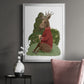 Latte Moose in Sweater - Modern Framed Canvas Print