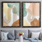 Spring Shapes I - Premium Framed Canvas 2 Piece Set - Ready to Hang