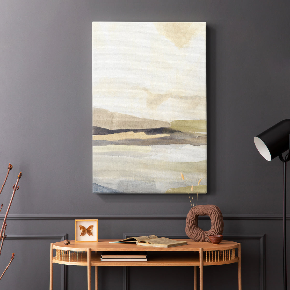 Slate Movement III - Canvas Art Print
