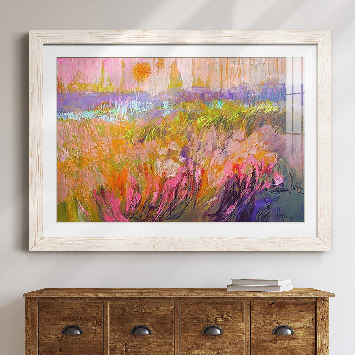 Among the Green Pastures VI - Barnwood Framed Art Print