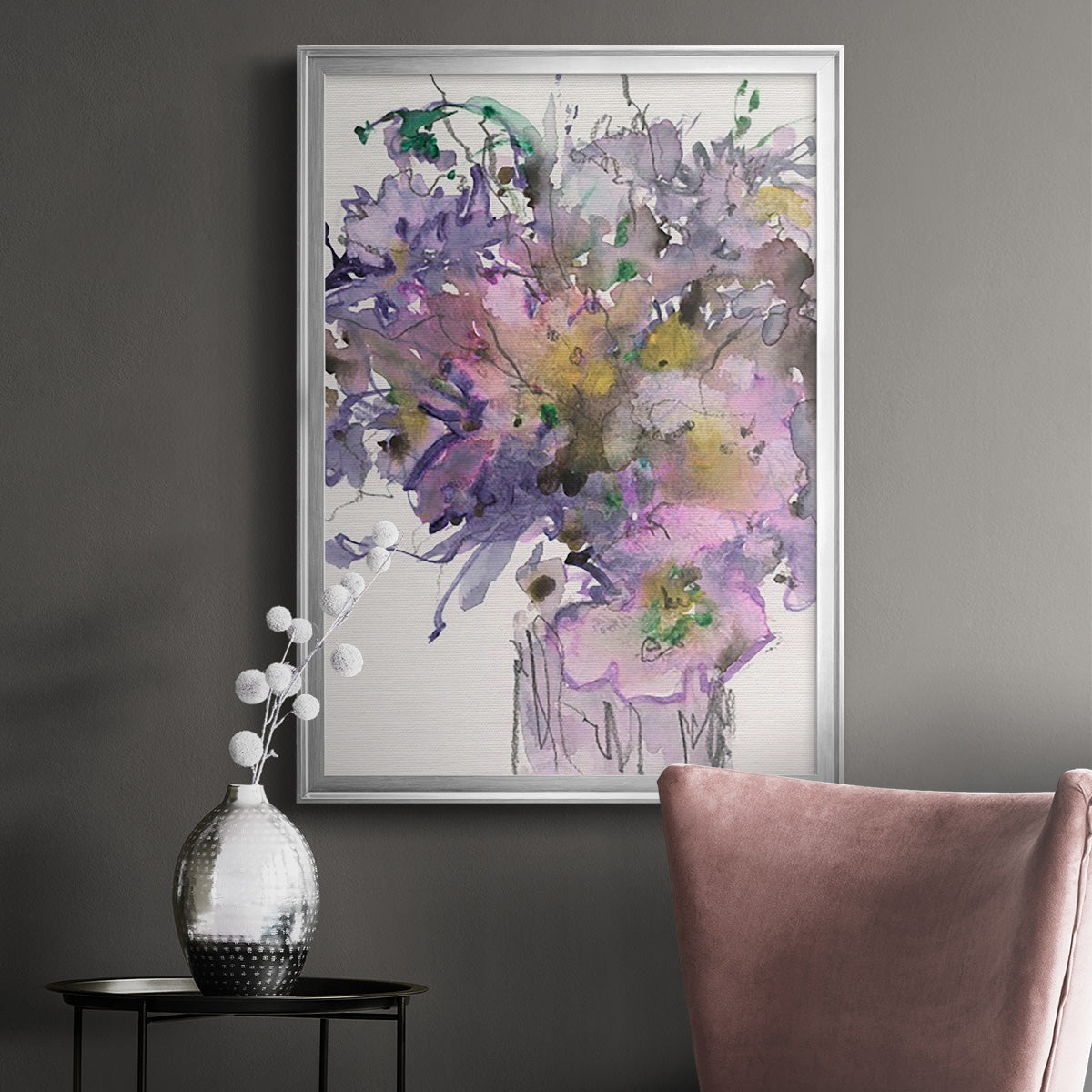 All that Glitters I - Modern Framed Canvas Print