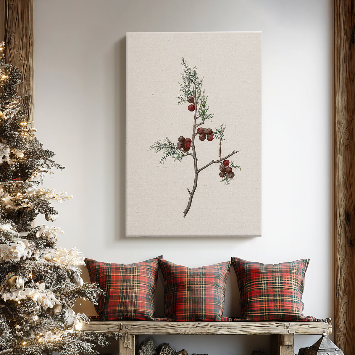 Silver Serenade of Dusk - Canvas Art Print