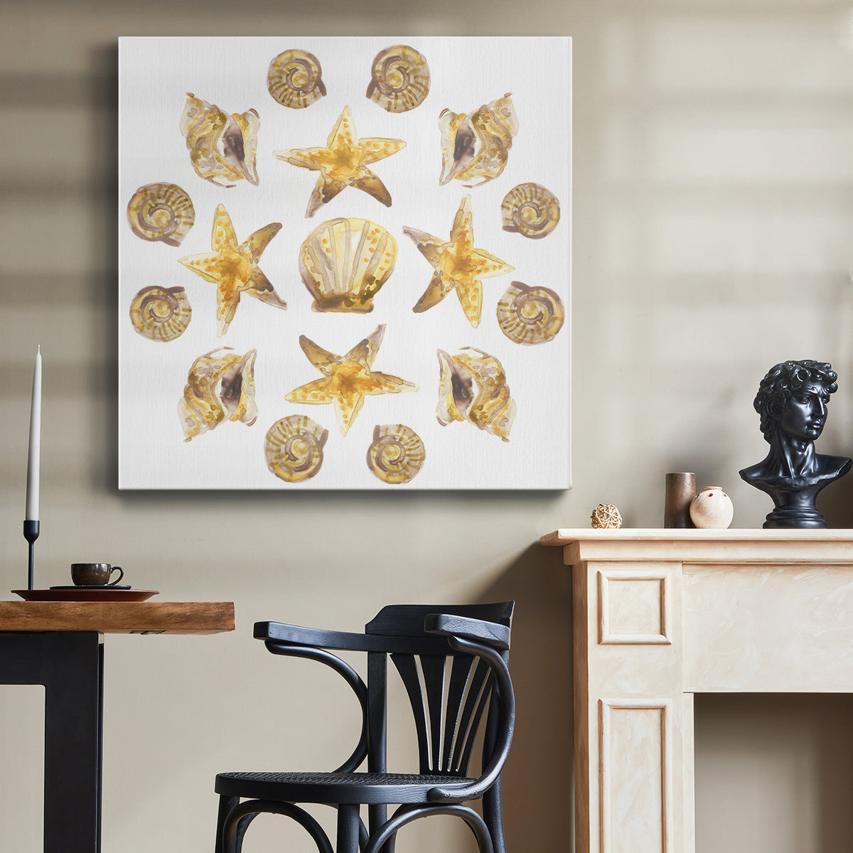 Seaside Kaleidoscope I - Canvas Art Print