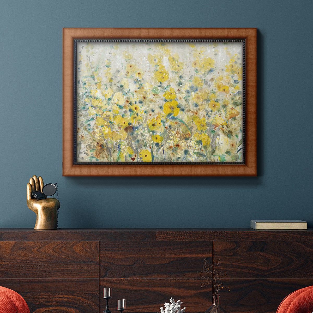 Cheerful Garden II Premium Framed Canvas- Ready to Hang