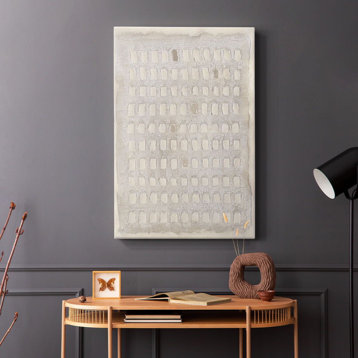 Pearl Punch Card I - Canvas Art Print