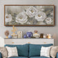 Cottage Roses - Floater Framed Canvas Print