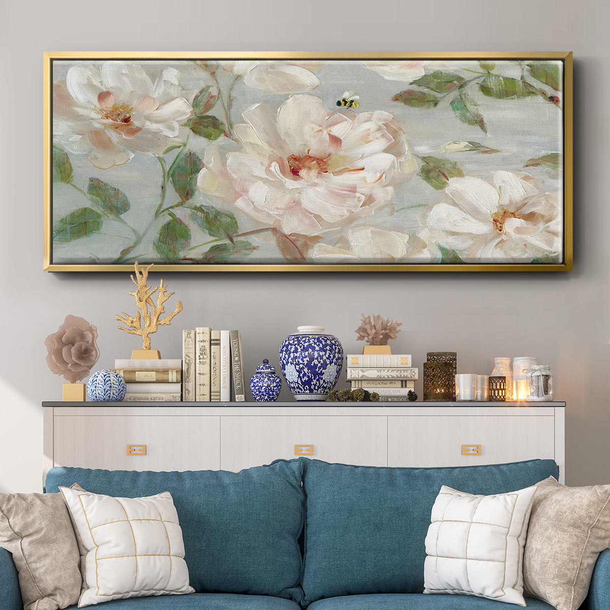 Summer Serenade - Floater Framed Canvas Print