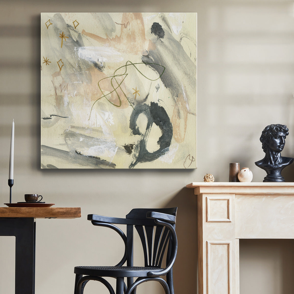 Winking Stars II - Canvas Art Print