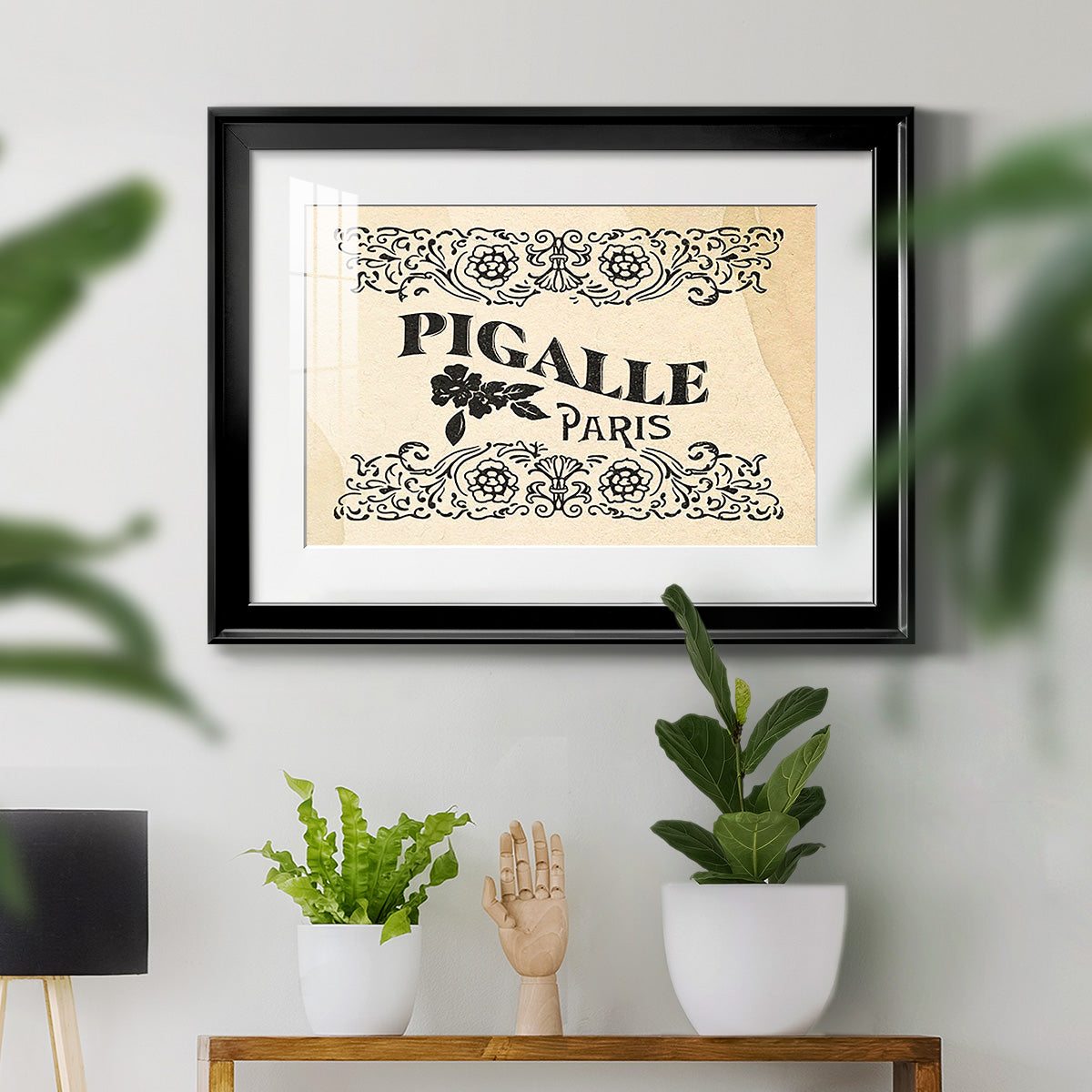 Antique French Label III - Modern Framed Art Print