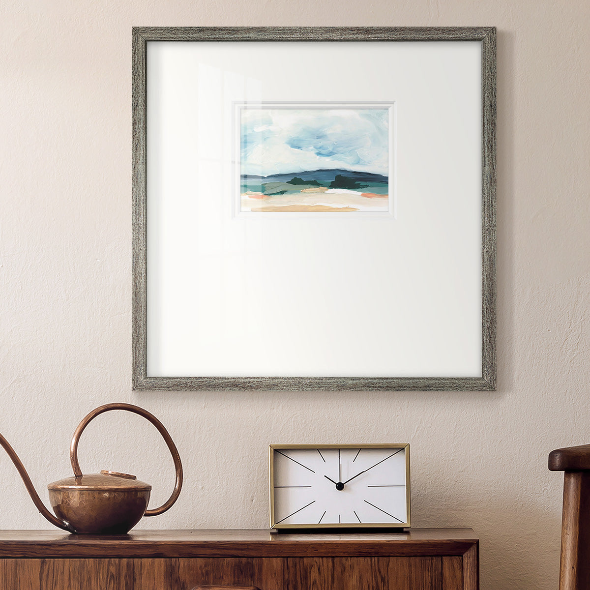 Pastel Vista II Premium Framed Print Double Matboard