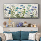 Blue Meadow - Floater Framed Canvas Print