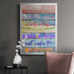 Birthday Rules - Modern Framed Canvas Print