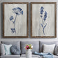 Indigo Botanical I - Premium Framed Canvas 2 Piece Set - Ready to Hang