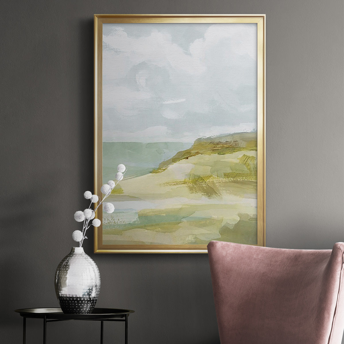 Inlet Impression II - Modern Framed Canvas Print