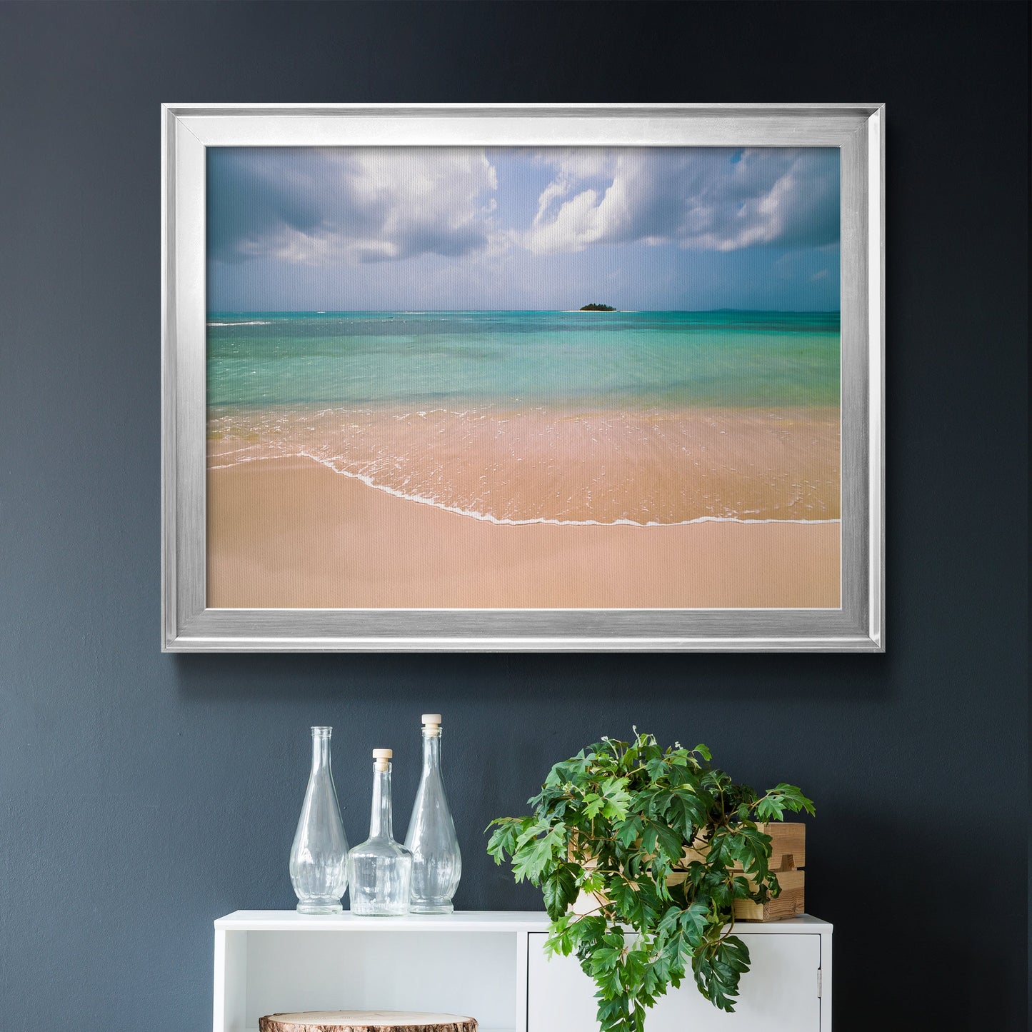 Clear Beach Premium Classic Framed Canvas - Ready to Hang