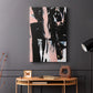 Black & Blush I - Canvas Art Print