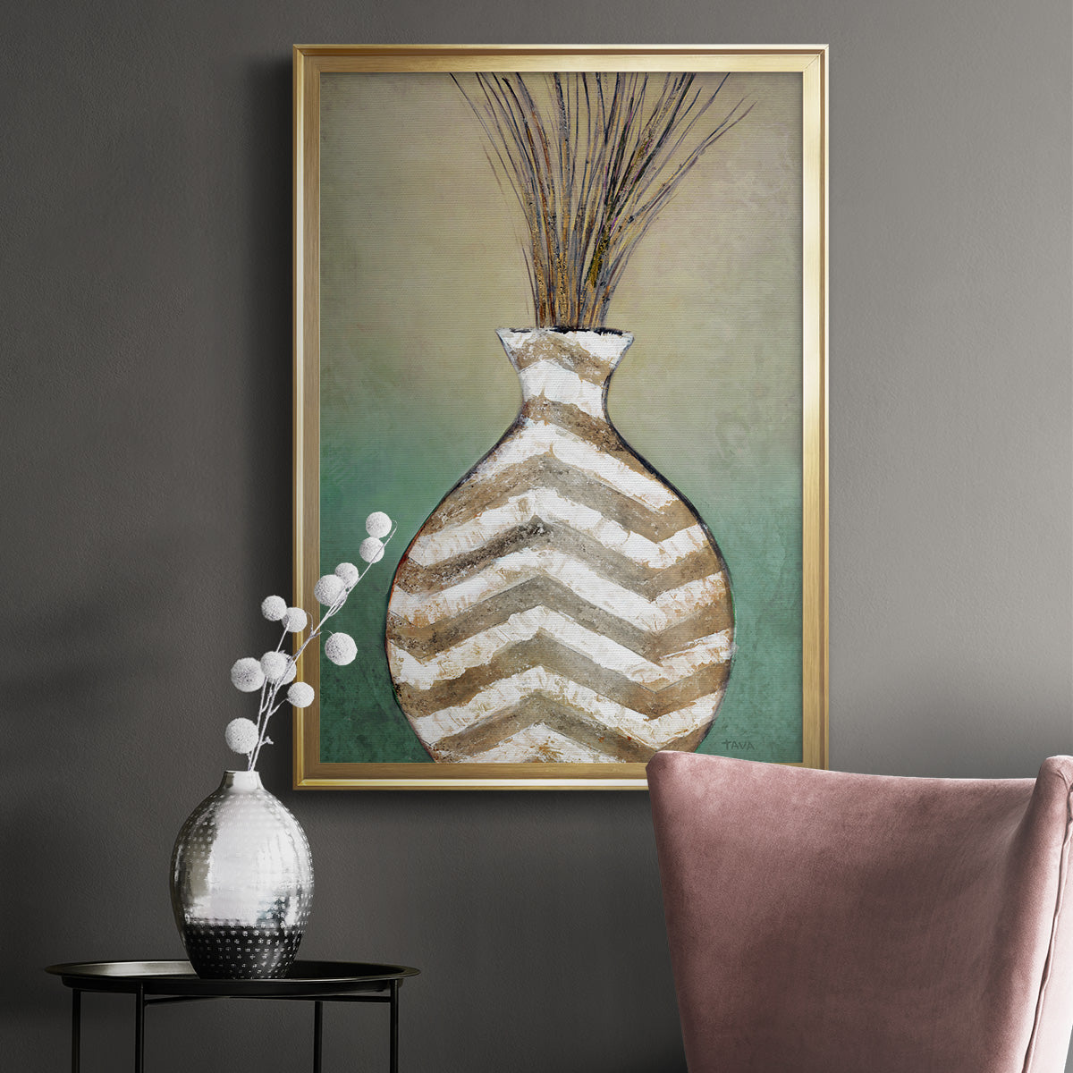 Global Vessel I - Modern Framed Canvas Print