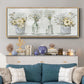 Farmhouse Bouquets - Floater Framed Canvas Print