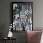 Western Metropolis - Modern Framed Canvas Print