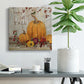 Happy Fall Pumpkins-Premium Gallery Wrapped Canvas - Ready to Hang