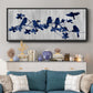 Indigo Hangout - Floater Framed Canvas Print