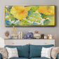 Citrus Hibiscus - Floater Framed Canvas Print