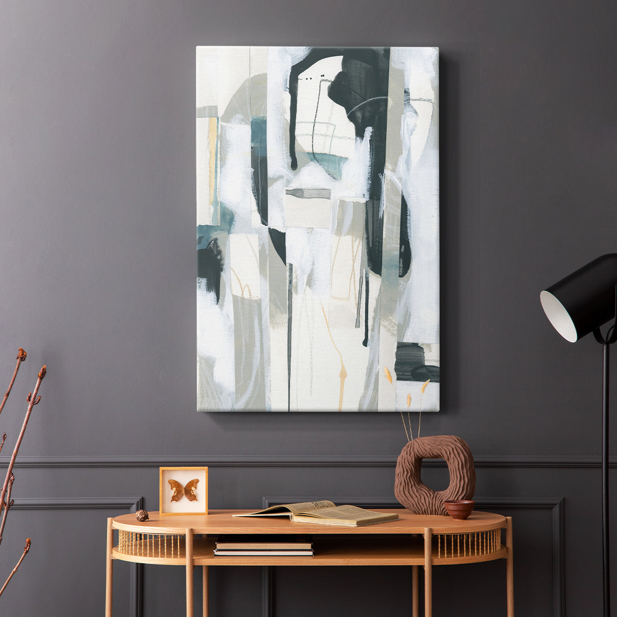 Sea Cavern Strata II - Canvas Art Print