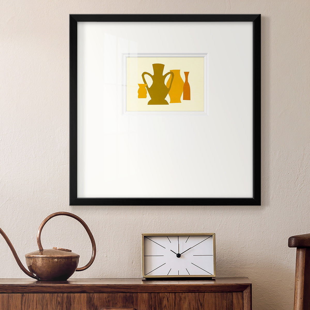 Posing Pottery I Premium Framed Print Double Matboard