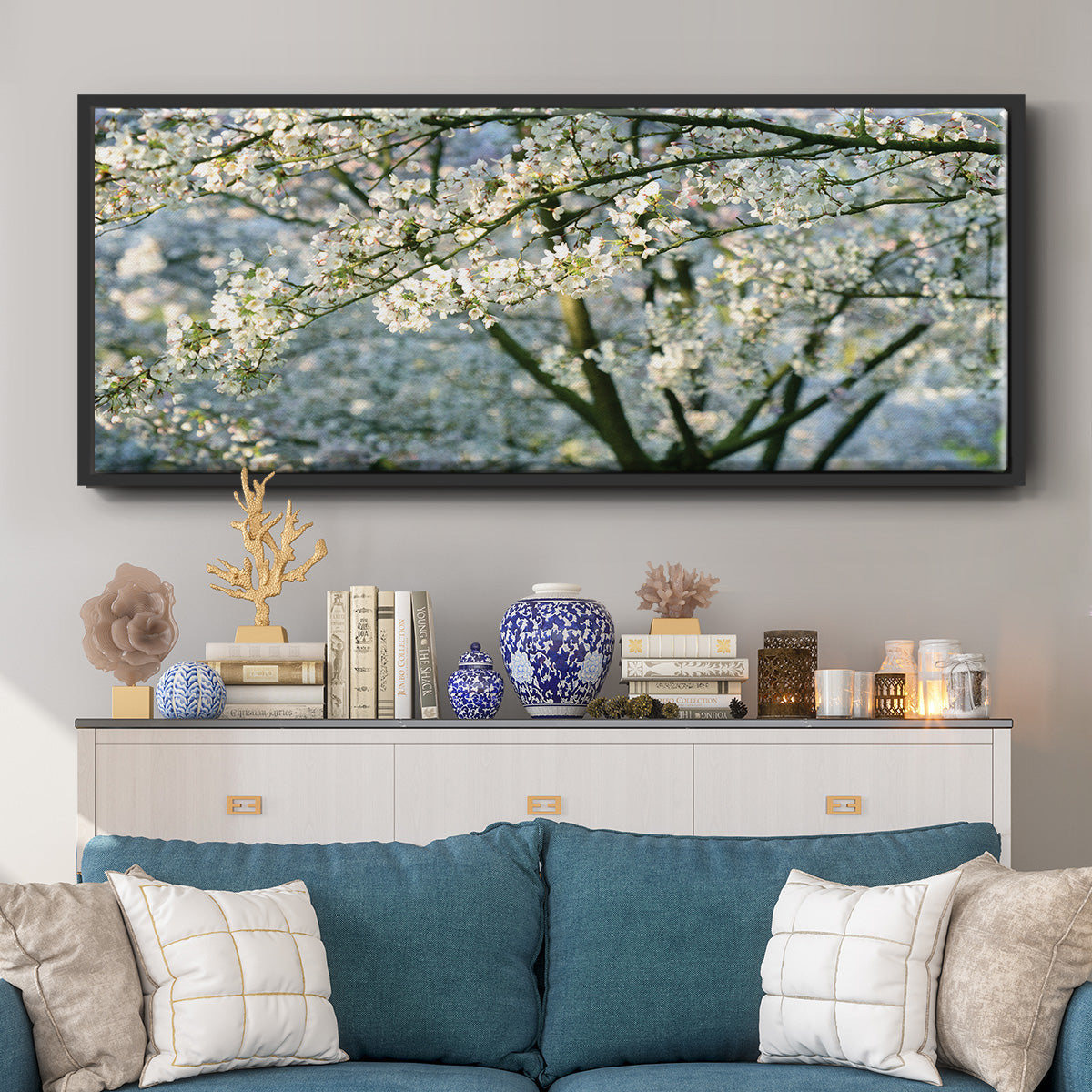 In All Your Glory - Floater Framed Canvas Print