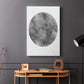 Graphite Moon II - Canvas Art Print