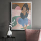 Curly Lady II - Modern Framed Canvas Print