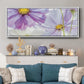 Frozen Floral II - Floater Framed Canvas Print