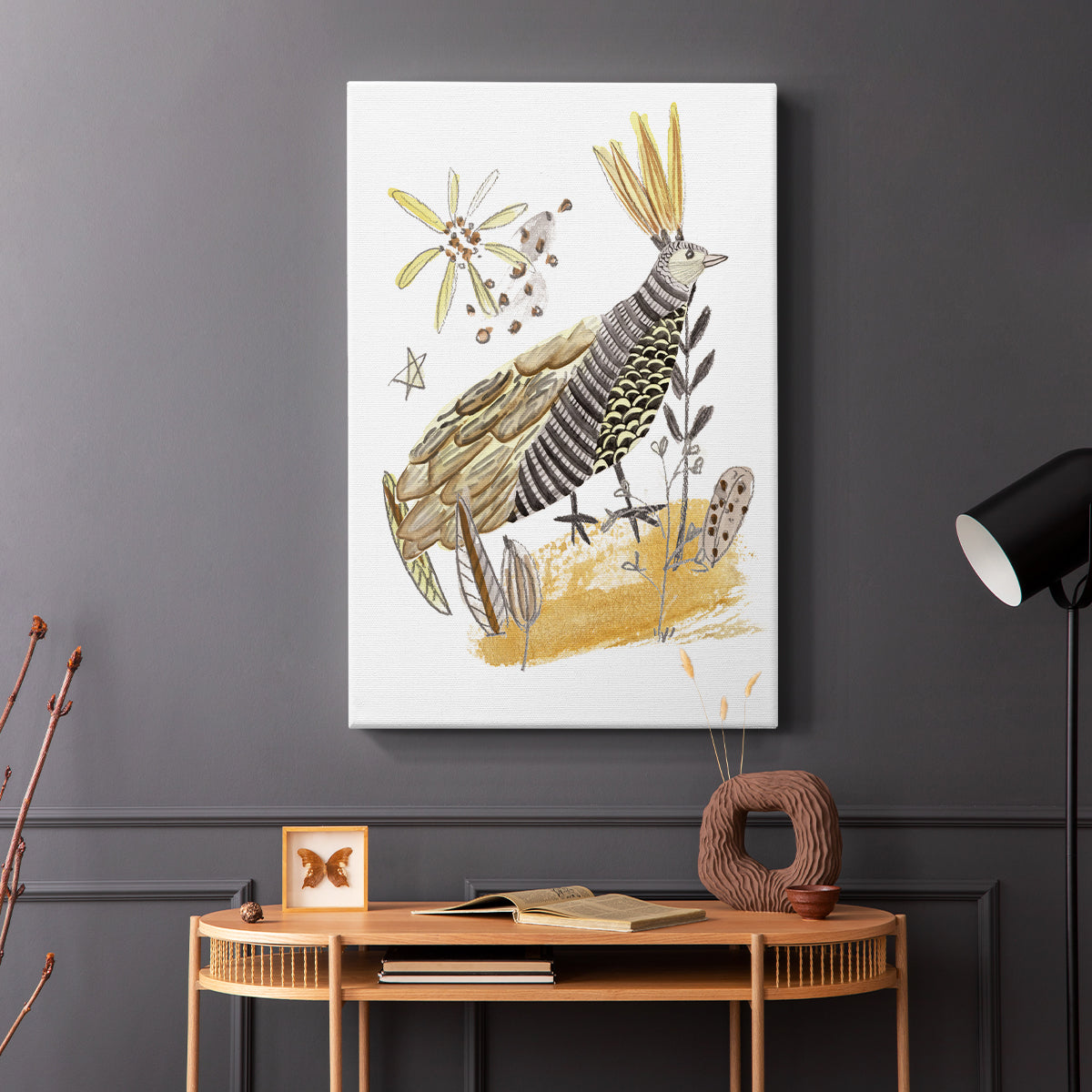 Glowing Garden at Dusk III - Canvas Art Print