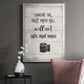 Changing the Roll - Modern Framed Canvas Print