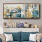 City Views I - Floater Framed Canvas Print