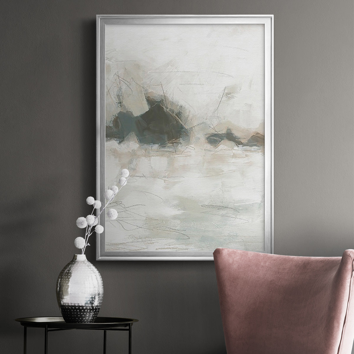 Horizon Break I - Modern Framed Canvas Print