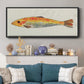Fanciful Fish II - Floater Framed Canvas Print