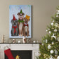 Christmas Party Mutts - Gallery Wrapped Canvas