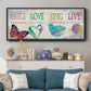 Dance Love Sing - Floater Framed Canvas Print