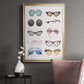 Vintage Glasses II - Modern Framed Canvas Print