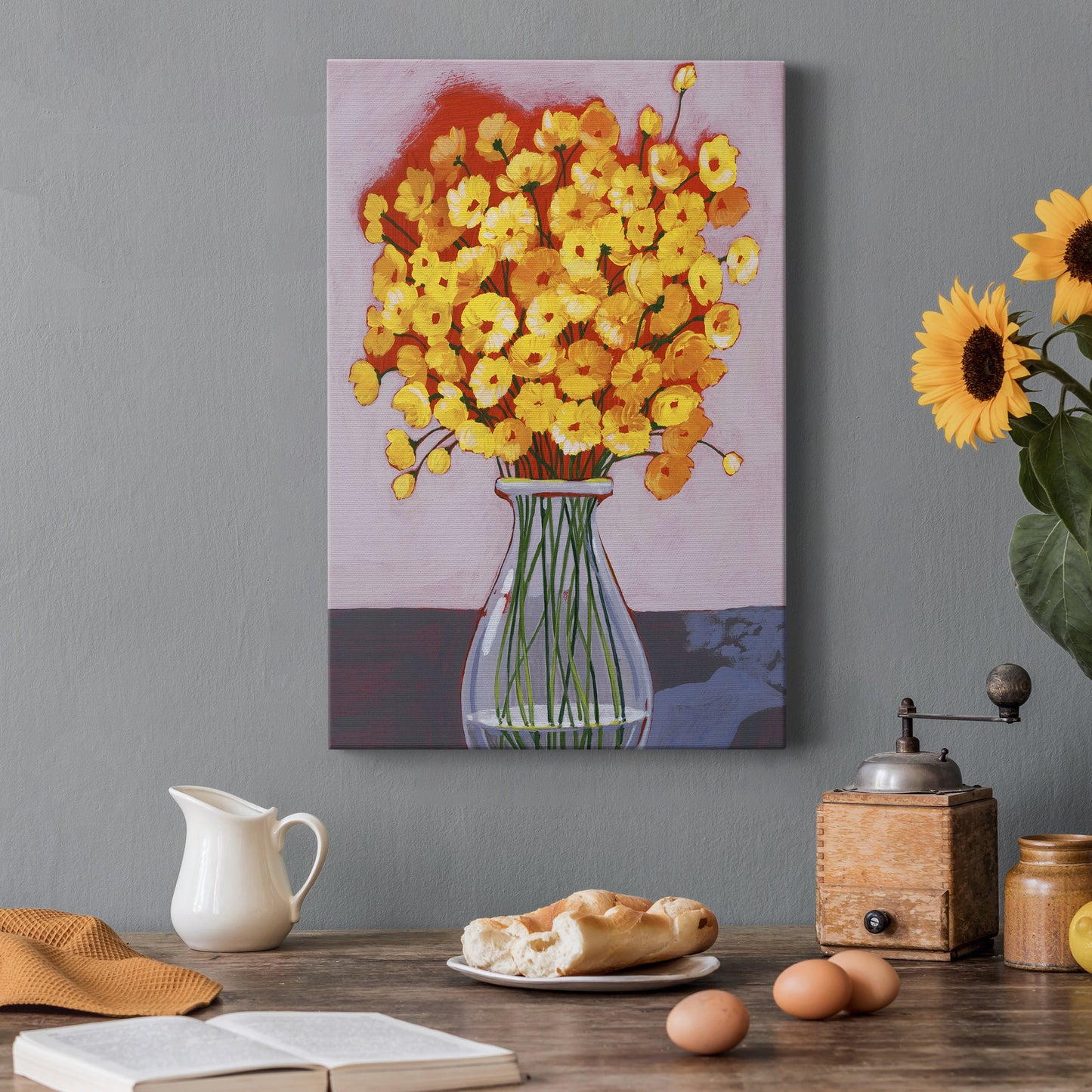 Daisy Bouquet II - Canvas Art Print