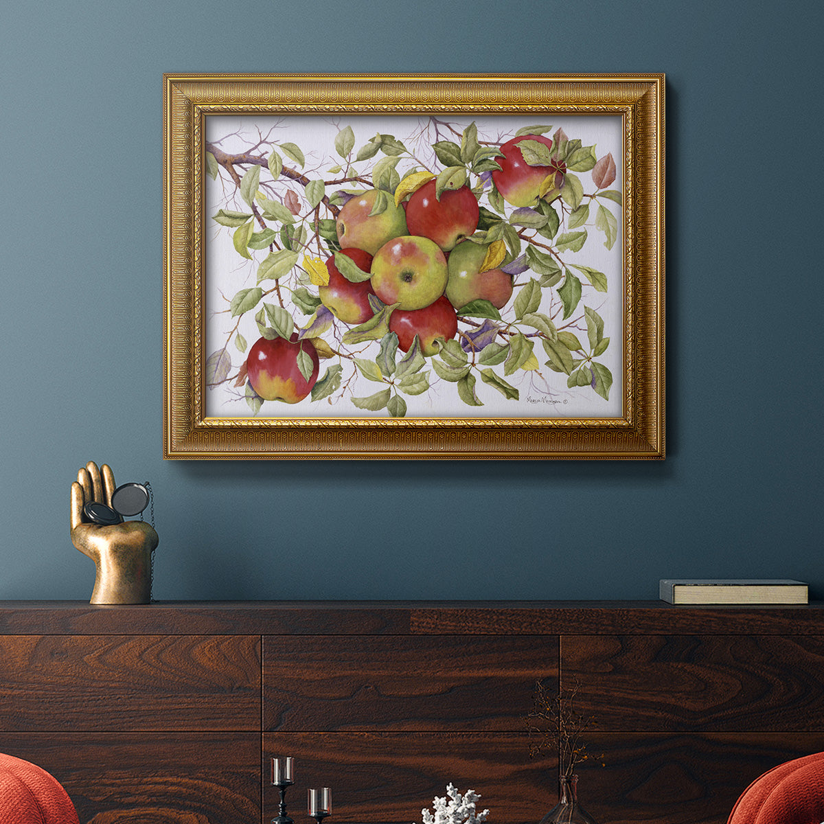 Apples Premium Framed Canvas- Ready to Hang