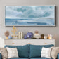 Calm Seascape II - Floater Framed Canvas Print