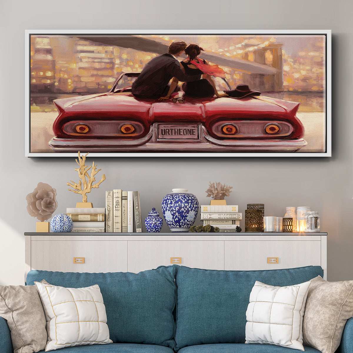 You Are The One - Floater Framed Canvas Print