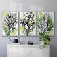 Tropical Sketchbook I - Framed Premium Gallery Wrapped Canvas L Frame 3 Piece Set - Ready to Hang