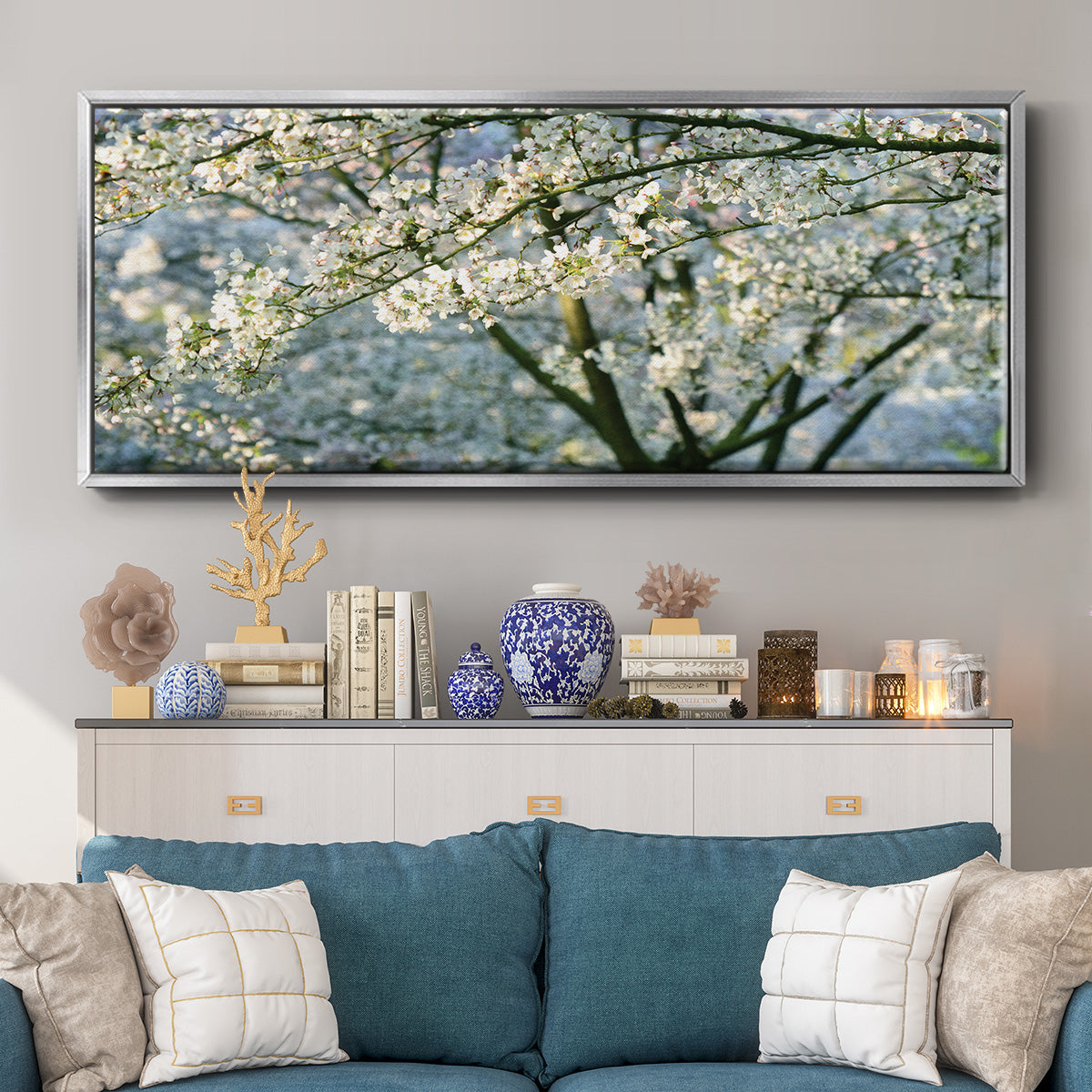 In All Your Glory - Floater Framed Canvas Print