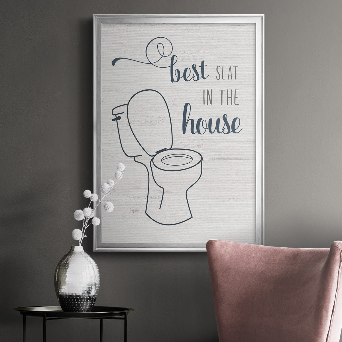 Best Seat - Modern Framed Canvas Print
