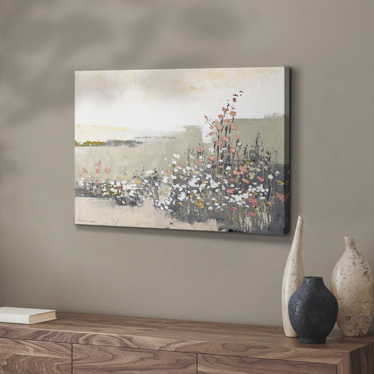 Floral Haze - Canvas Art Print