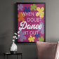 Dance It Out - Modern Framed Canvas Print