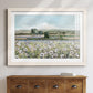 Vintage Poppy Valley - Barnwood Framed Art Print
